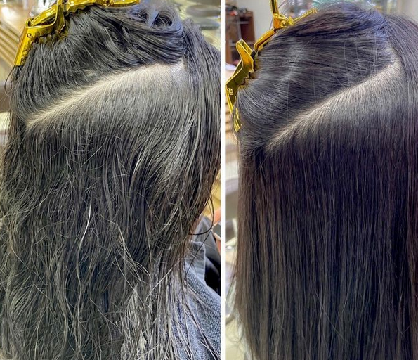 髪質改善カラー